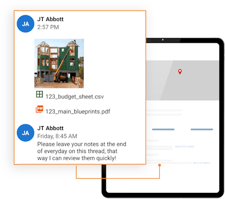 ClockShark Conversations - Receive constant updates for any conversation