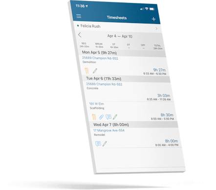 Keep Track of Your Field Crews With Mobile Employee Time-Tracking App Keep Track of Your Field Crews With Mobile Employee Time-Tracking App