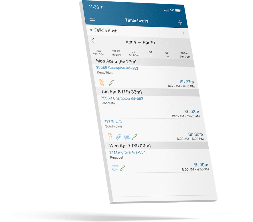 Keep Track of Your Field Crews With Mobile Employee Time-Tracking App