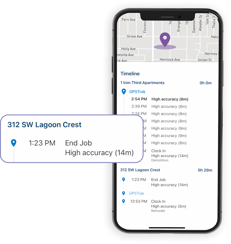 GPS Time Clock