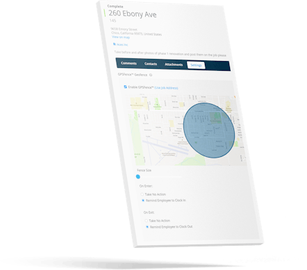 Geofencing - Give employees peace of mind (and less paperwork to manage) Geofencing - Give employees peace of mind (and less paperwork to manage)