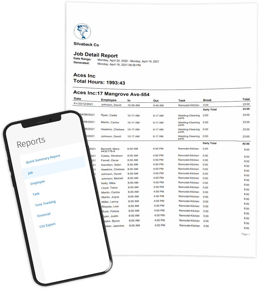 job cost tracking