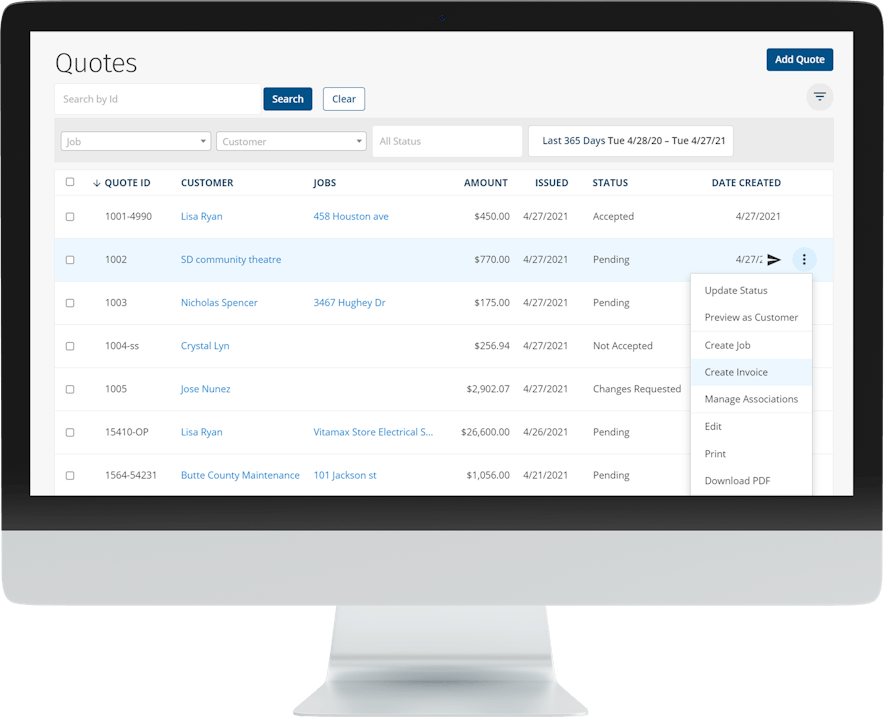 ClockShark Invoices - Never write another invoice by hand