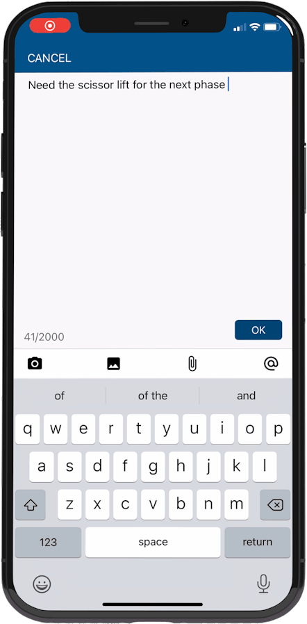 ClockShark Conversations - Start (and save) conversations on every job and customer