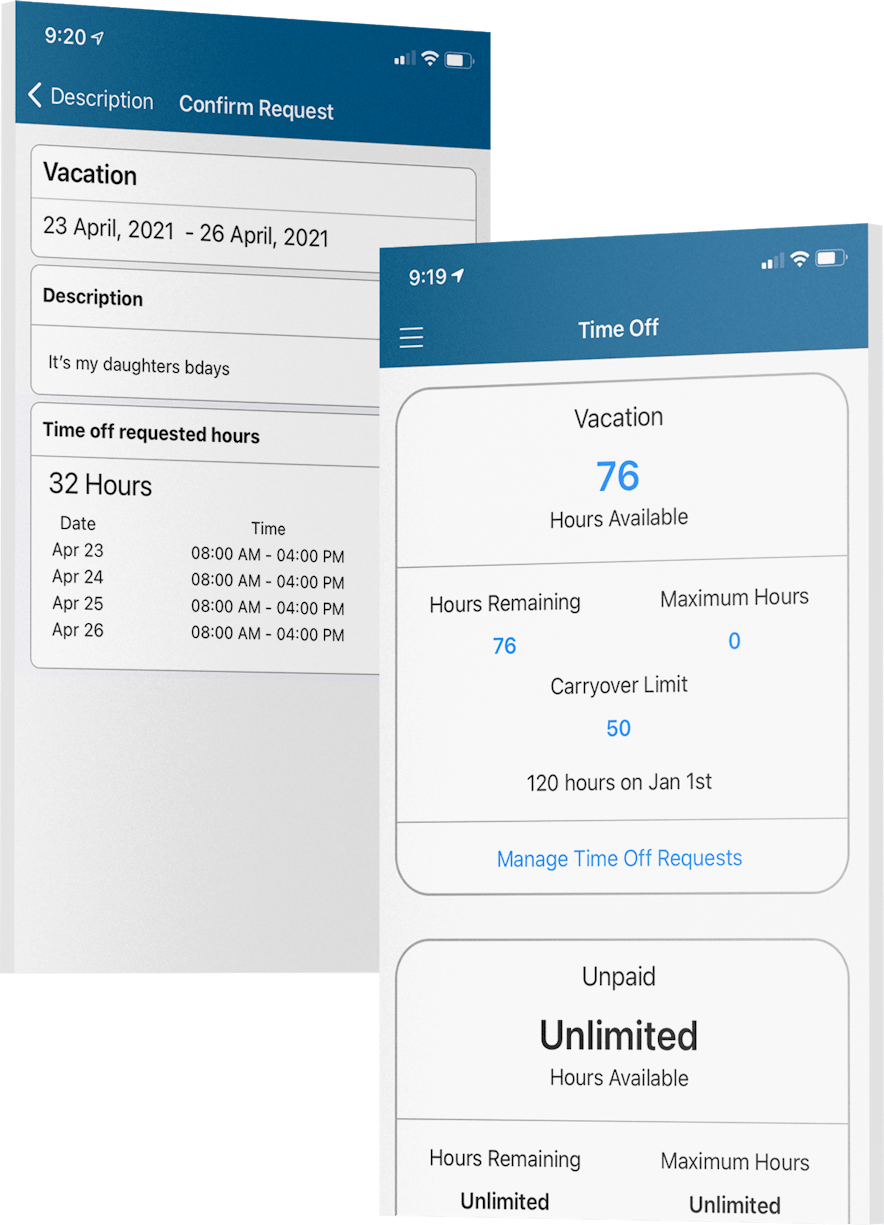 Time Off App