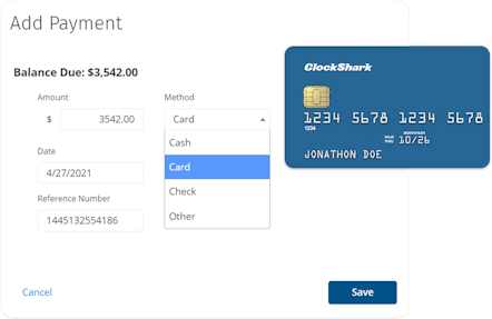 ClockShark Payments - Better cash flow for your business ClockShark Payments - Better cash flow for your business