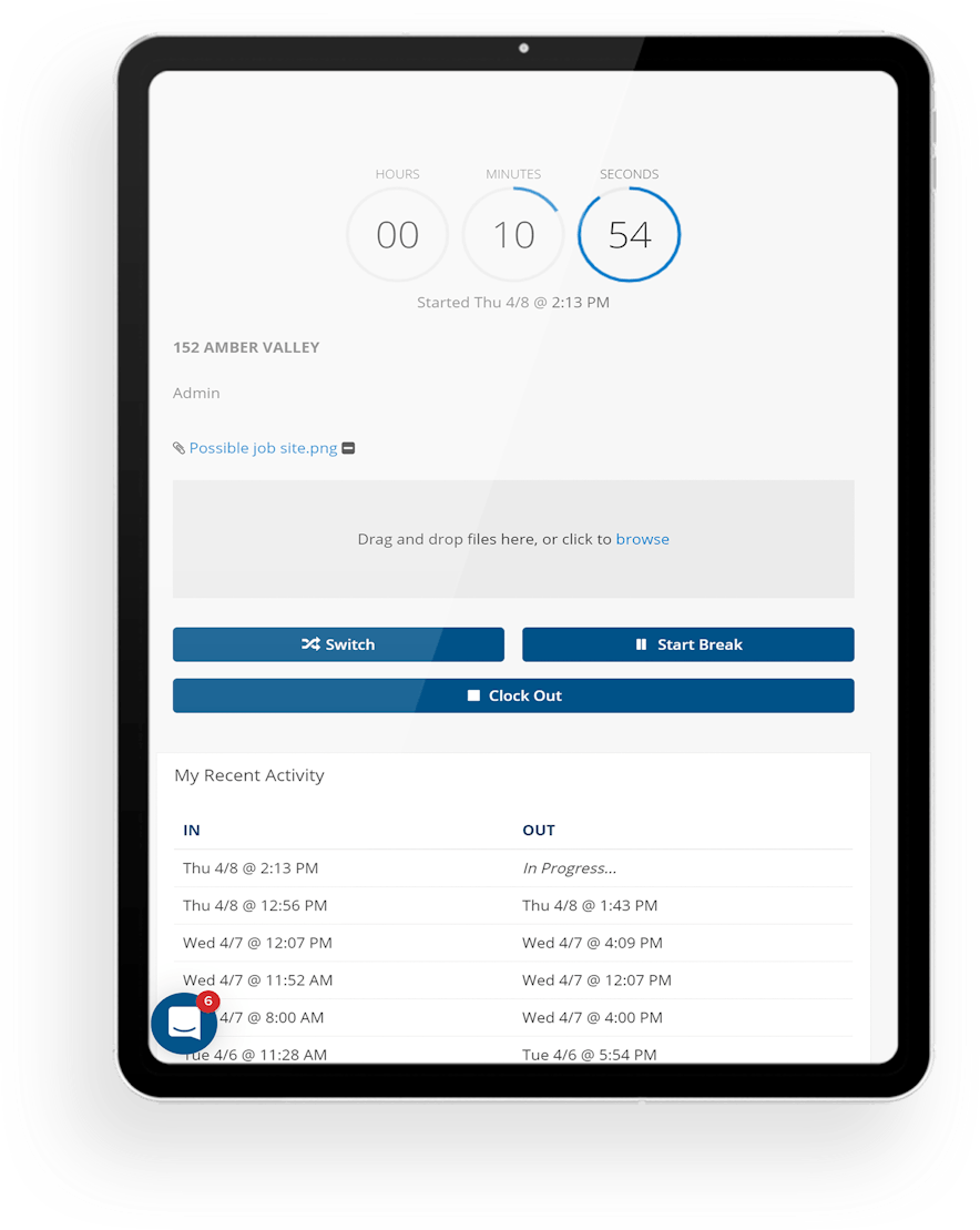 Virtual Attendance Clock