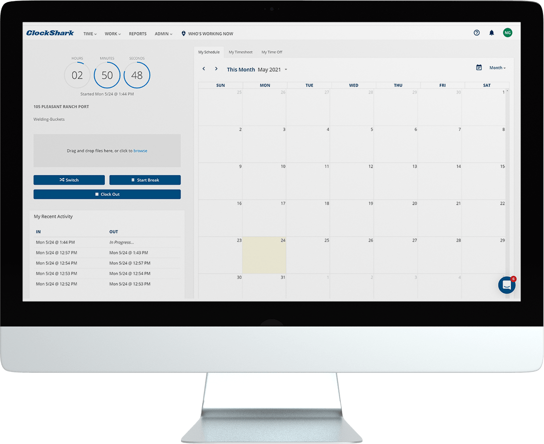 Tour of Time Tracking Features for Field Service Workers ClockShark(01)