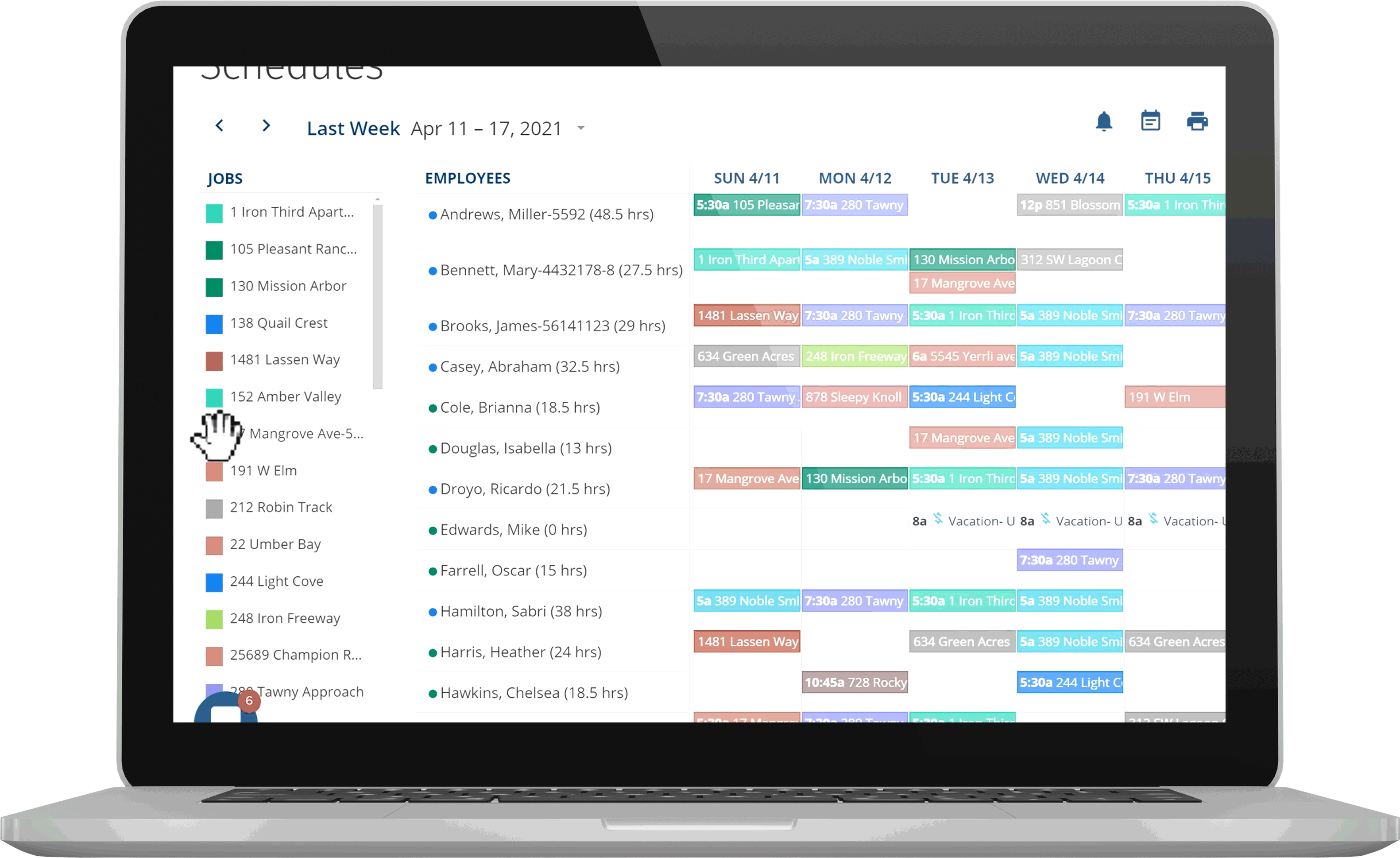 Employee Scheduling App