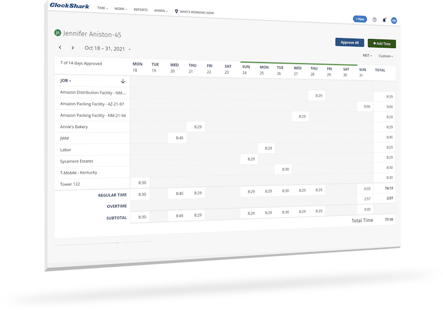 Timesheet Approval