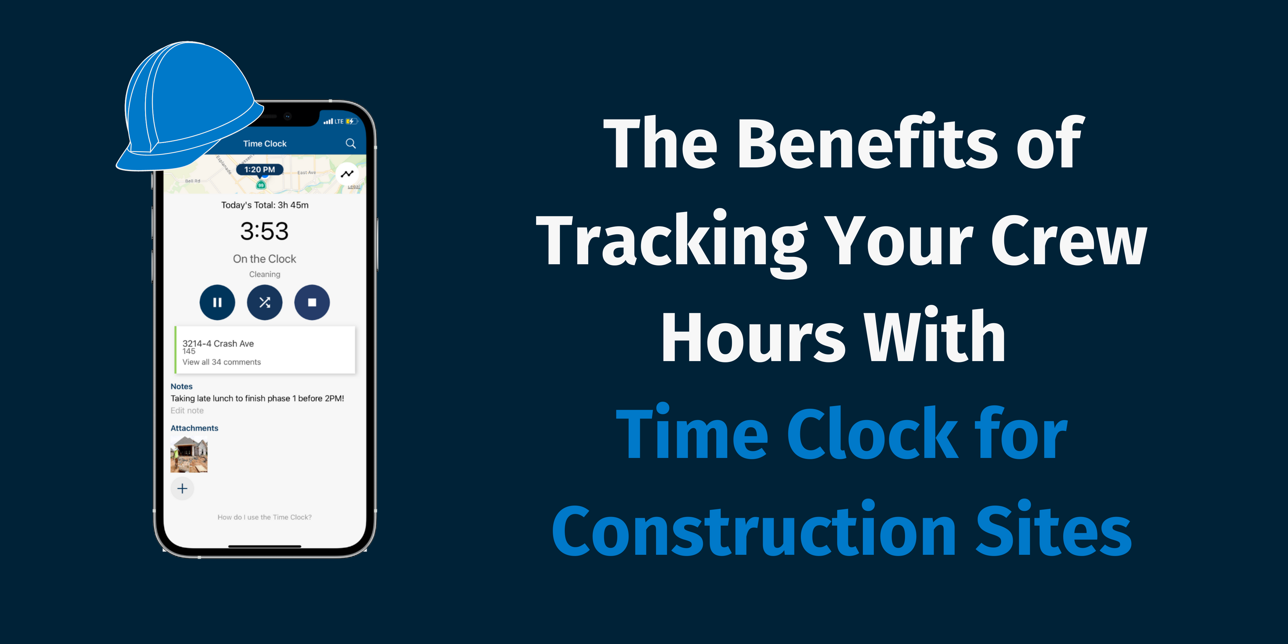 Tracking Your Crew Hours With  Time Clock for Construction Sites