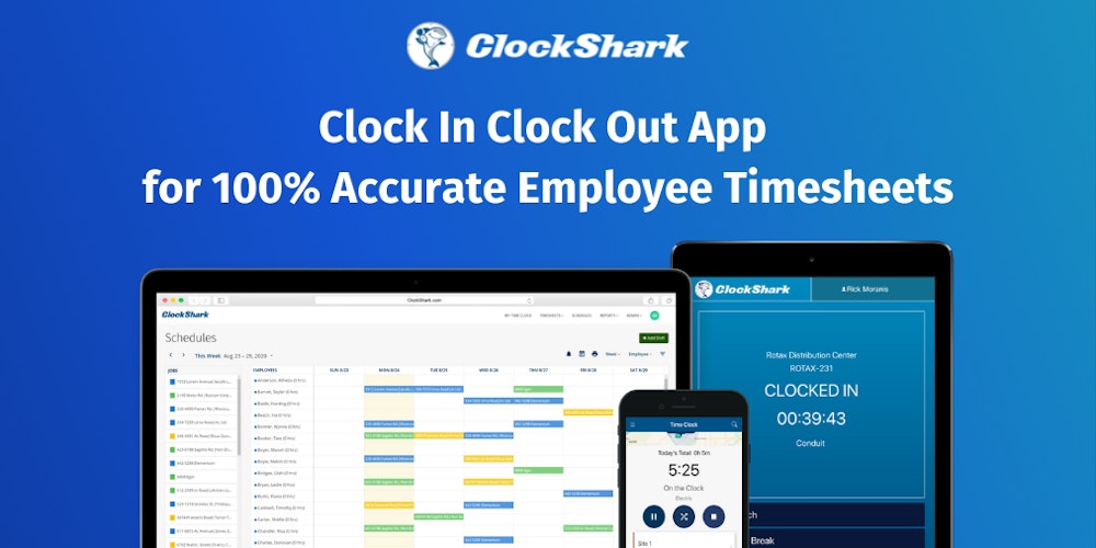 Clock In Clock Out App Employee Attendance Tracking ClockShark