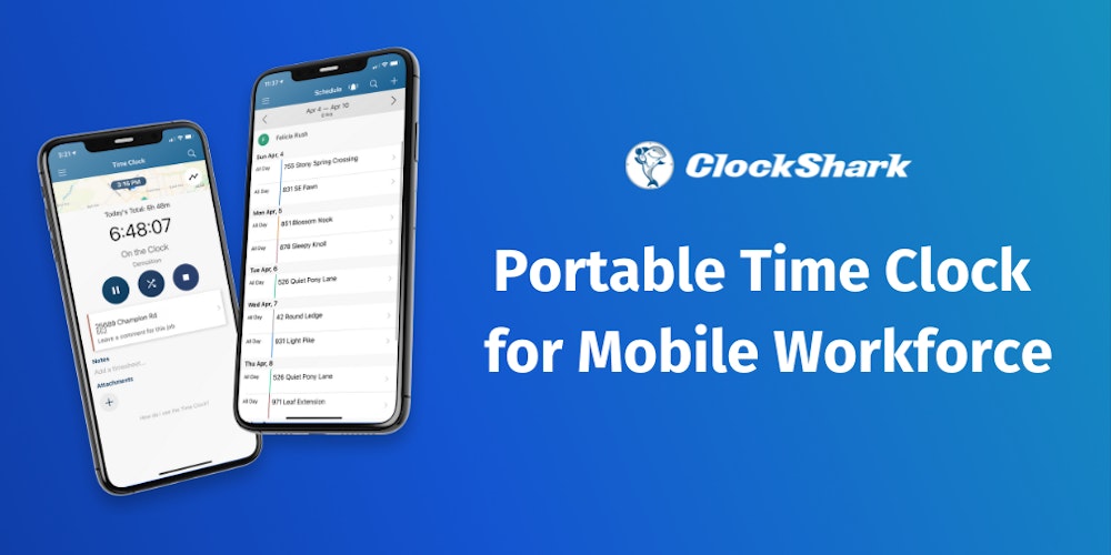Portable Time Clock for Mobile Workforce | ClockShark