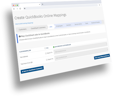 clockshark quickbooks online integration