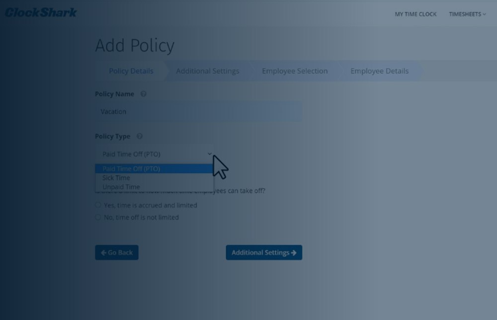 ClockShark: Managing Employee Time Off Requests and Policies