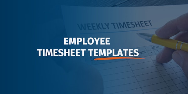Free Employee Timesheet Templates Free Employee Timesheet Templates