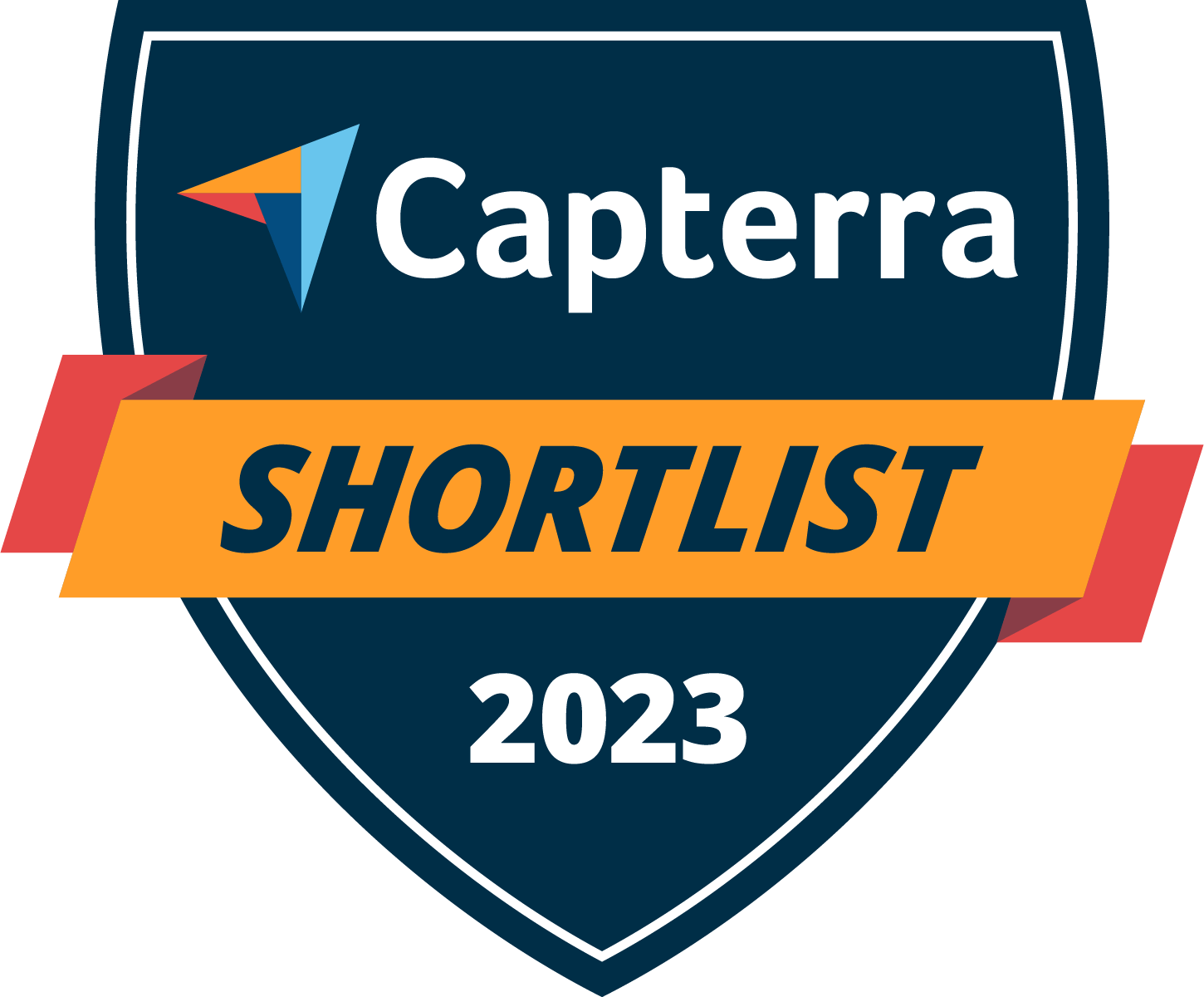 Capterra shortlist badge