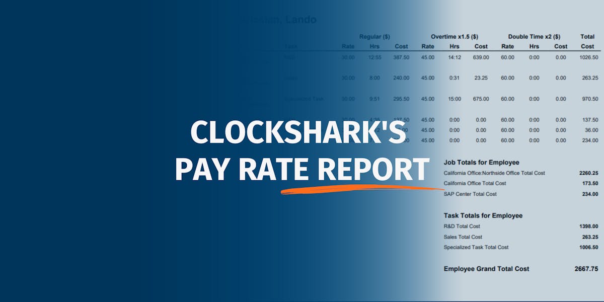Contractor Pay Rate Report: Stay Profitable with ClockShark