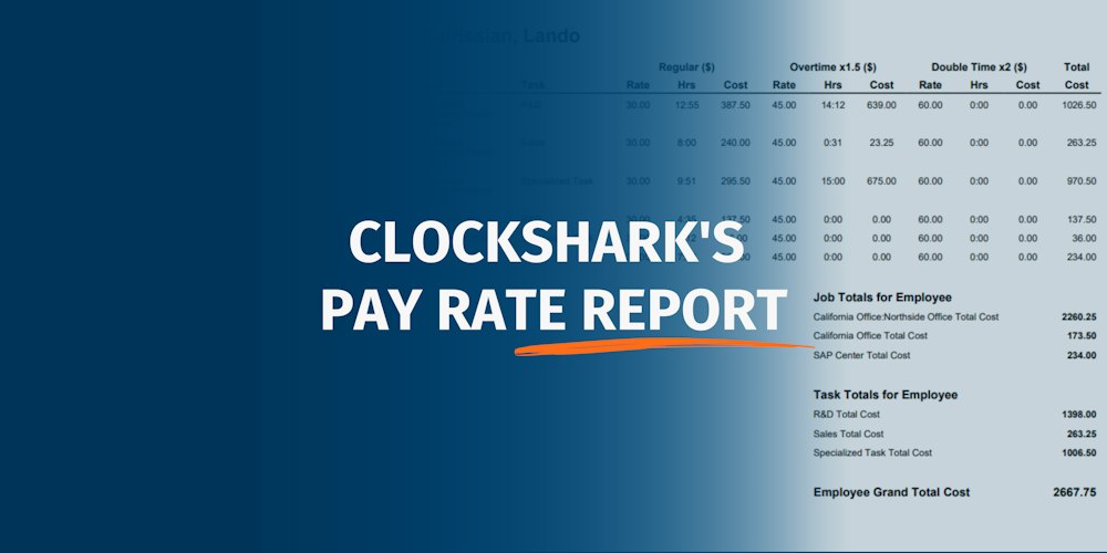 Contractor Pay Rate Report: Stay Profitable with ClockShark
