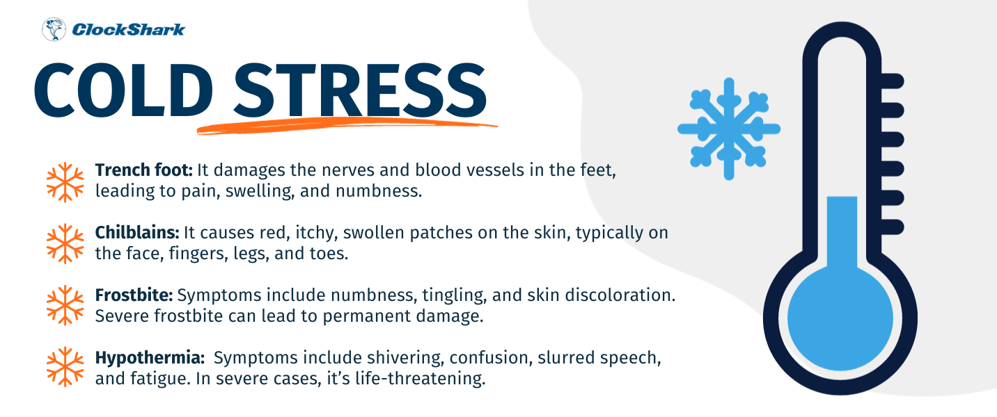 What is cold stress?
