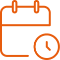 ClockShark Crew Timesheets icon - orange