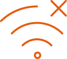 ClockShark Offline Time Tracking icon - orange
