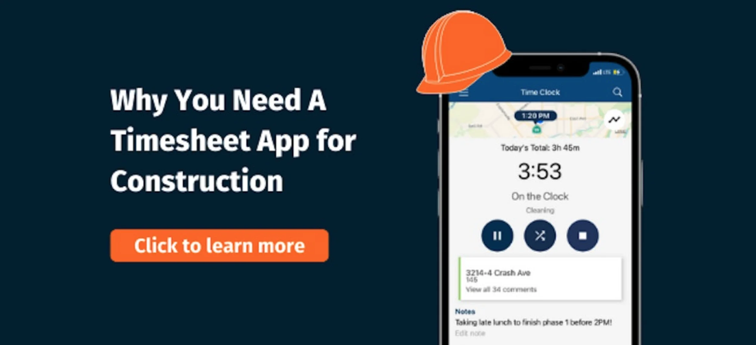 Construction Timesheet App - Learn More