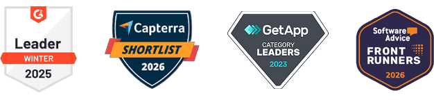 ClockShark Top Rated SaaS Platform Badges