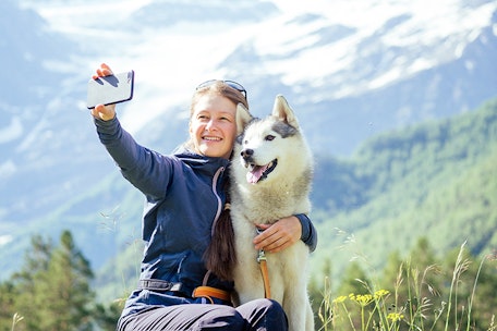 Husky Wanderung