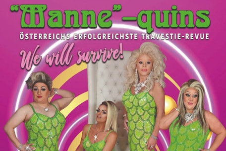 Die "MANNE"-QUINS -André  Cartiers Geburtstagsgala