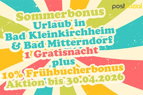 Sommerbonus 2026 Bad Kleinkirchheim 