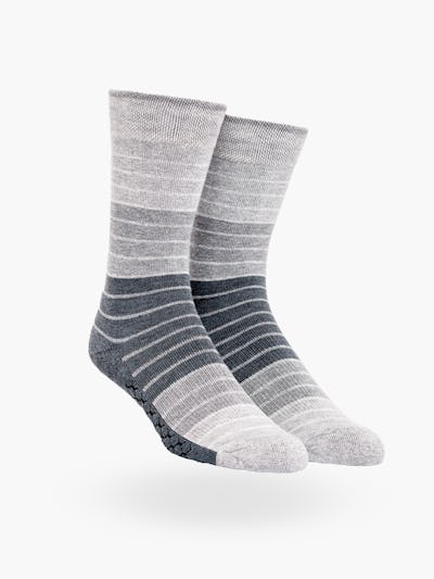 Grey Stripe Gradient Atlas Dress Sock