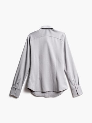 women's grey white heather apollo tailored dress shirt shot of back