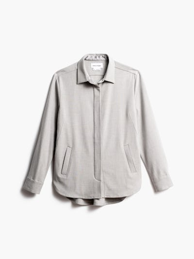Women's Sandstone Fusion Overshirt Front View