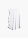 Women's White Luxe Touch Tank Front View