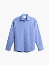 men's blue grid aero zero dress shirt front