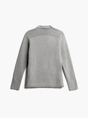 women's light grey atlas knit blazer back