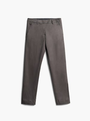 Womens Charcoal Heather Kinetic Pants Slim - Front View