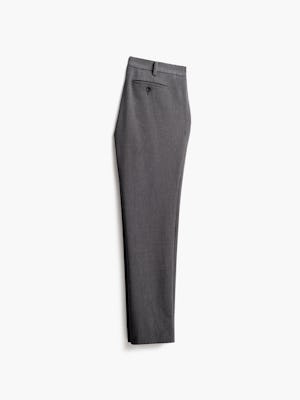 Womens Charcoal Heather Velocity Crop Pant - Half Back View