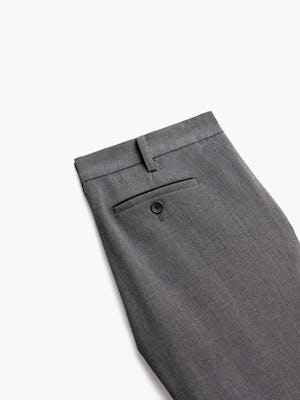 Close up of Womens Charcoal Heather Velocity Crop Pants - Back