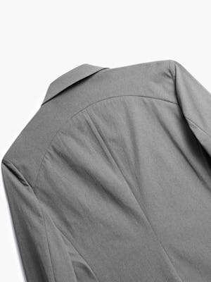 Close up of Mens Slate Grey Kinetic Blazer - Back