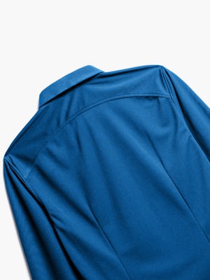 Close up of Men's Royal Blue Recycled Apollo Dress Shirt back