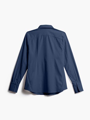Women's Navy Juno Recycled Tailored Shirt back view