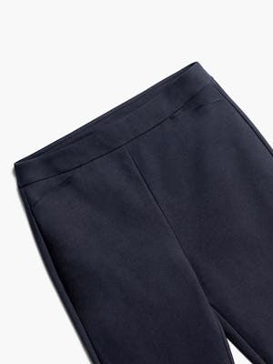 Close up of Women's Navy Fusion Straight Leg Pant Front