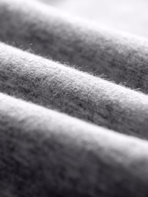 charcoal grey heather composite merino active fabric roll
