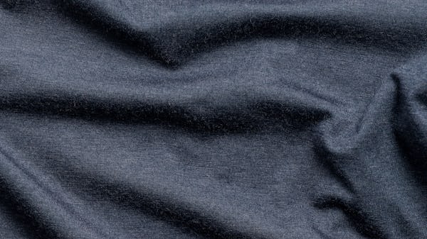 navy composite merino long sleeve tee wavy fabric