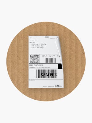 Ministry of Supply Shipping Label 