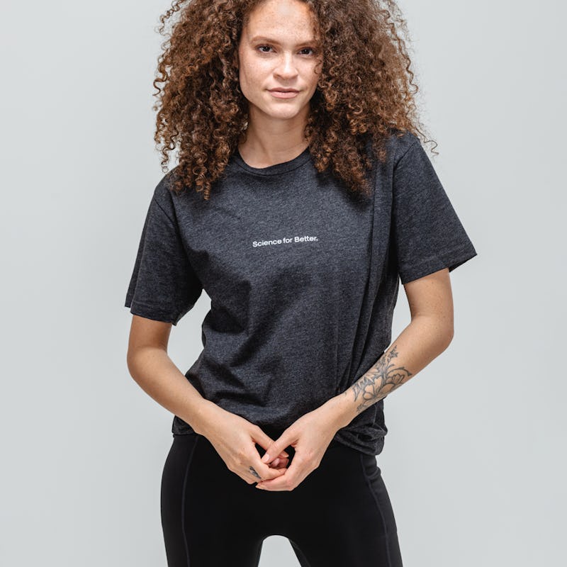 Model wearing Science for Better Tee