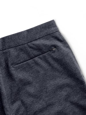 men's navy tweed fusion pant zoomed shot of rear zip pocket