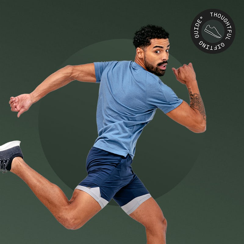 For the Active - Man in Composite Active Tee and Newton Shorts